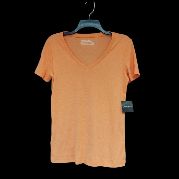Eddie Bauer Tops - NWT Eddie Bauer Women's Orange V-Neck Top M